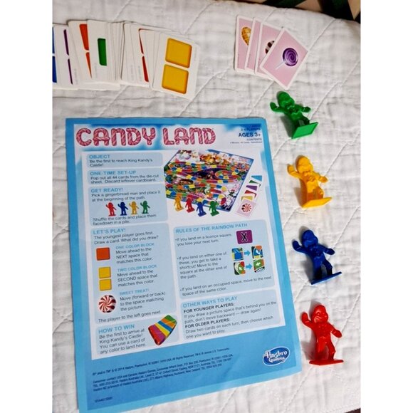 Hasbro 2014 Candy Land Game Classic Game of Sweet Adventure 2-4 Players Ages 3+ - Picture 4 of 10